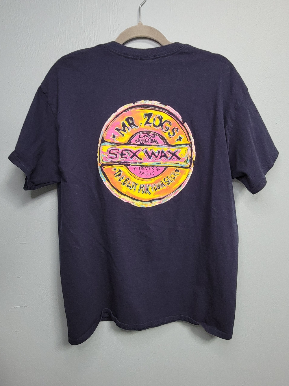 Officially Licensed MR ZOGS Sex Wax Surf Shirt - Crazy Color Variation - Size L